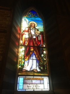 Lm good sheperd window restored