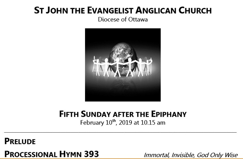 The Fifth Sunday after the Epiphany